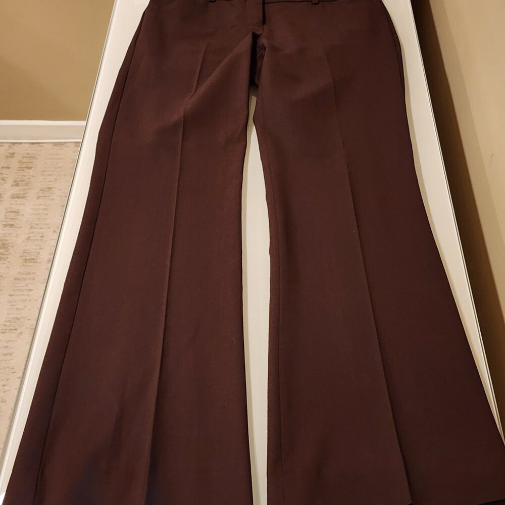 Excellent!!| US SZ 2| Theory: Dark Brown Dress Wool Pants